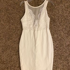 Lulus white bachelorette dress size small